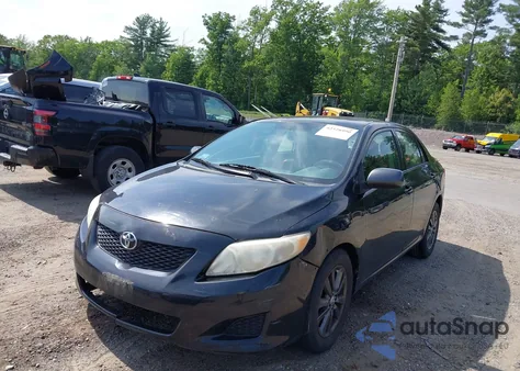 2009 Toyota Corolla Le z USA, uszkodzony, nr VIN 2T1BU40E99C062855